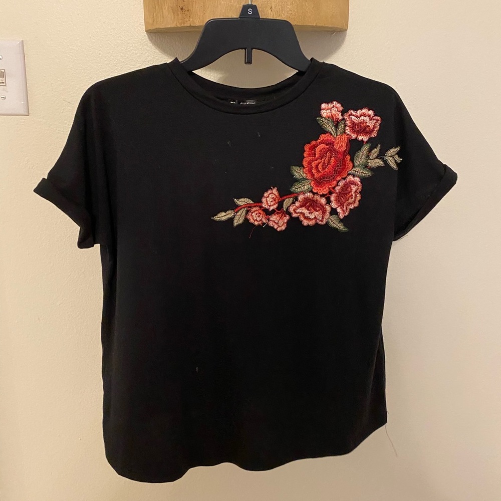 Embroidered top